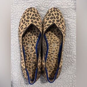 Rothy's The Flat animal print, excellent condition